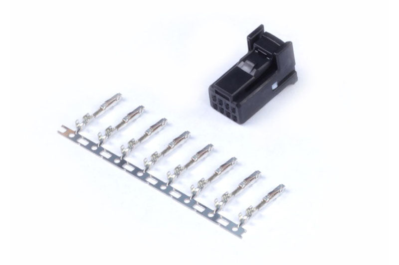 Haltech Plug and Pins Only 8 Pin TYCO Black