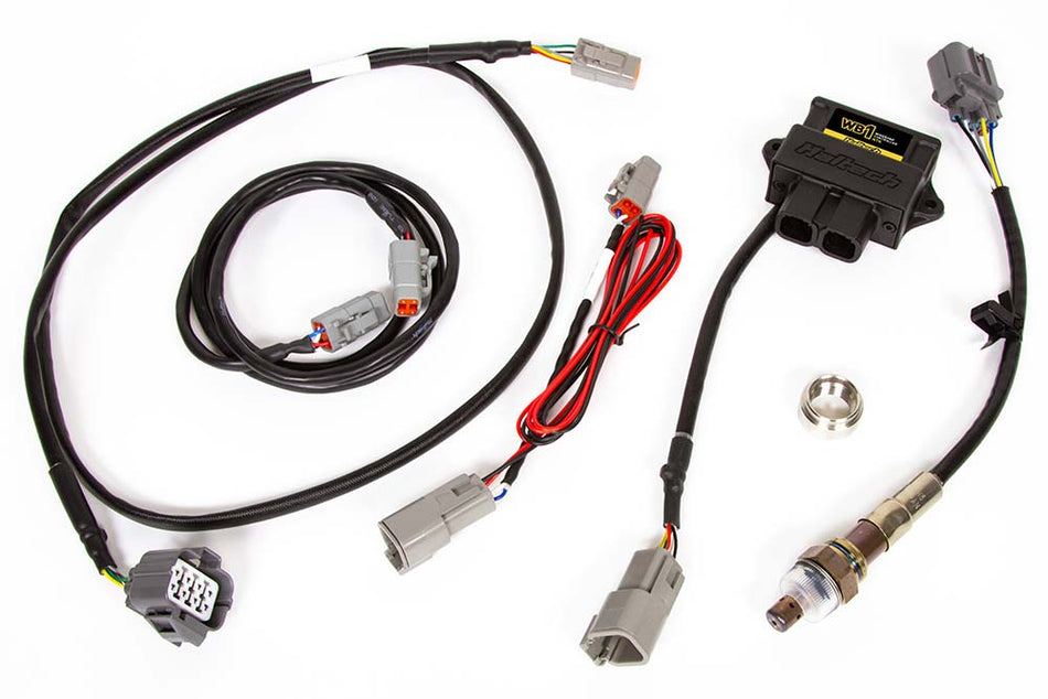 Haltech WB1 NTK - Single Channel CAN O2 Wideband Controller Kit Length: 1.2M (4ft)