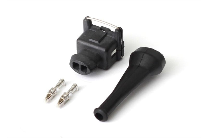 Haltech Plug and Pins Only Bosch EV1 (Square) 2 Pin Junior Timer F
